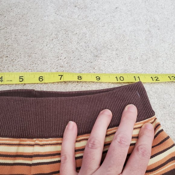 NAGNATA / S / NEW Women's Knit Yoni Shorts and Lucid Bra Top Set - Sahara Stripe - Picture 11 of 14